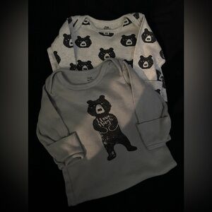 2 Yoga Sprout 0-6 months gowns